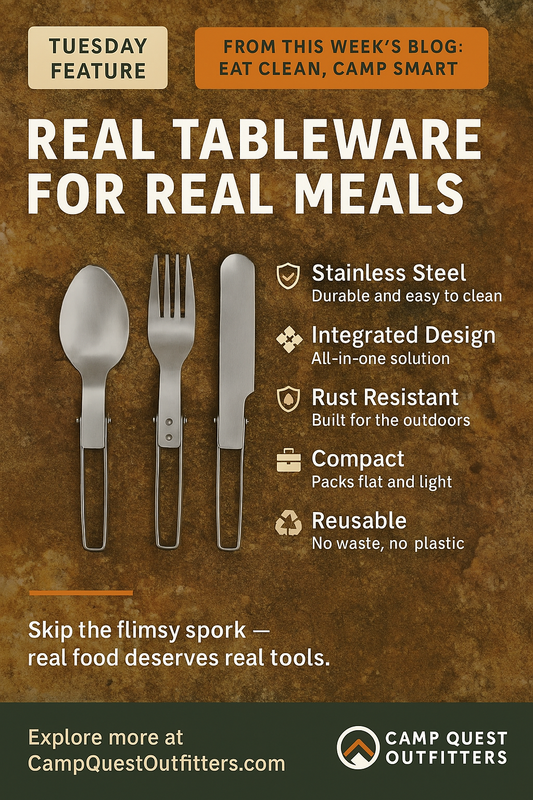 Eat Clean, Camp Smart: Why Real Tableware Belongs Outdoors