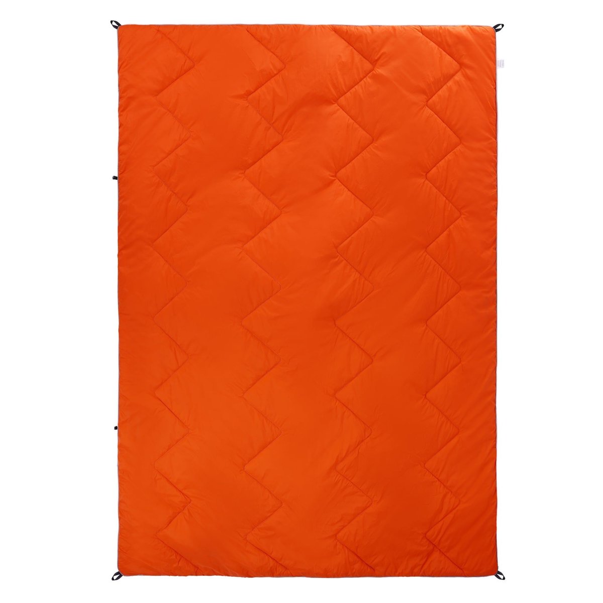 Quilted Outdoor Camping Blanket - Water & Stain Resistant, Insulated Design — orange, blankets