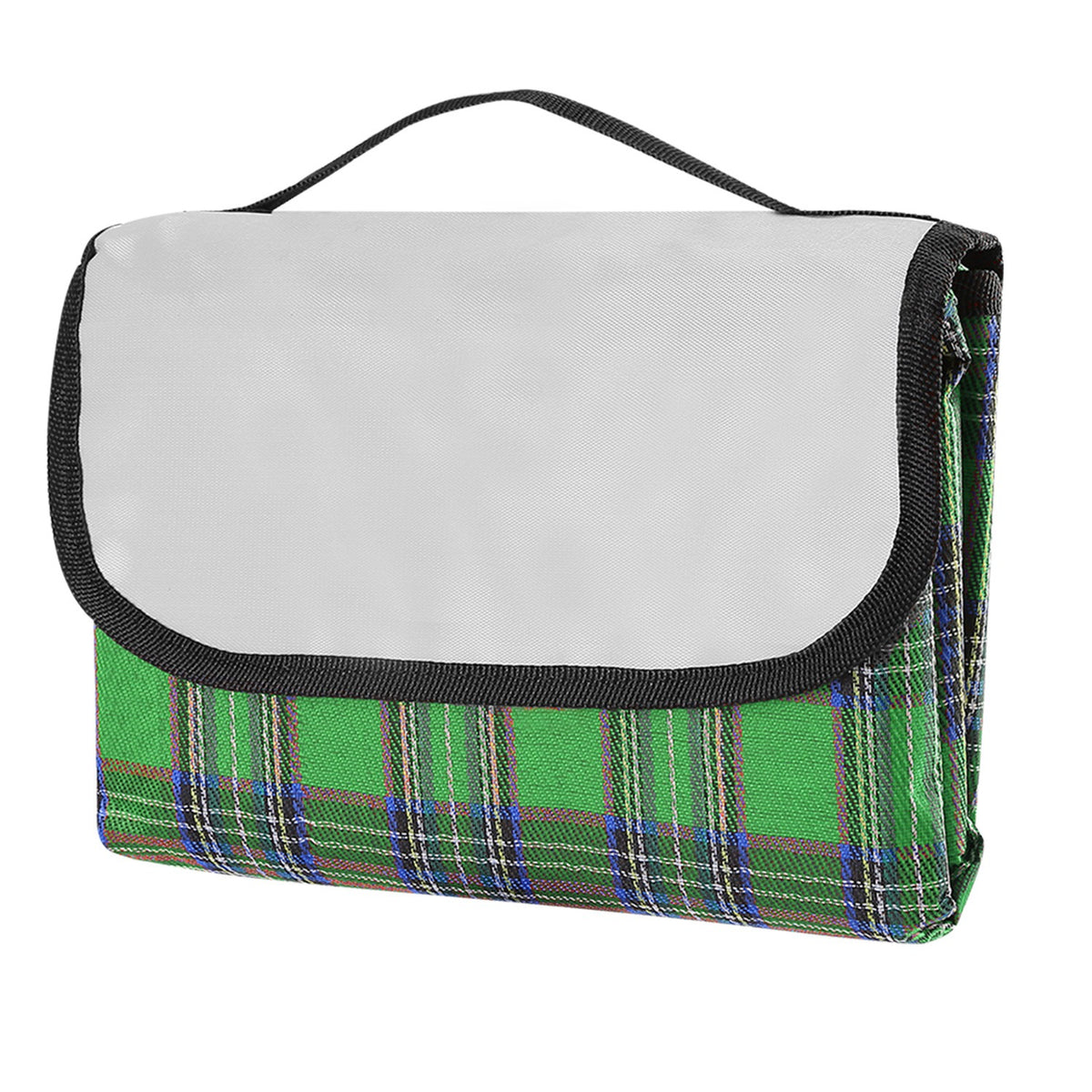 Green Plaid 60" × 78" Waterproof Picnic Blanket