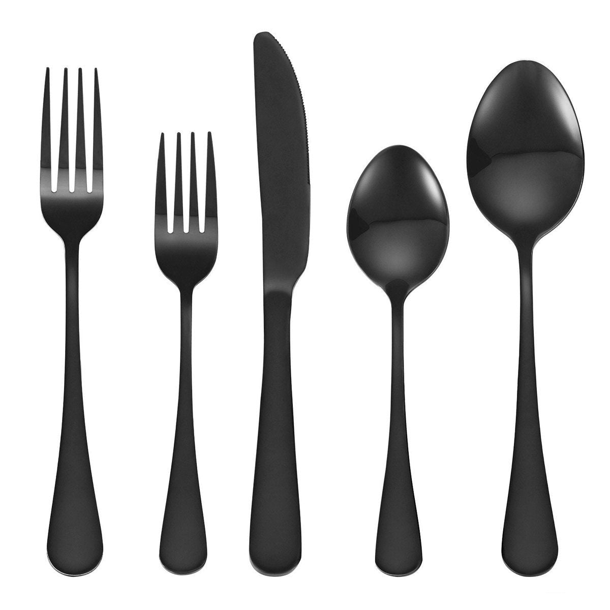 30-Piece Stainless Steel Silverware Set - Cutlery Flatware for 6 — camping cookware & dinnerware, multi-item, view 10