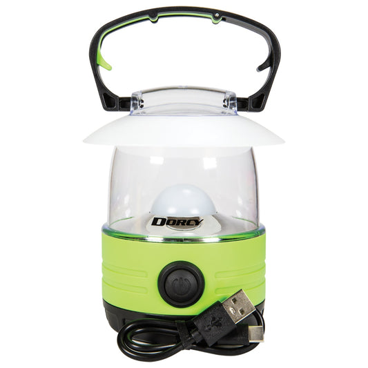 Rechargeable Mini Camping Lantern – 130 Lumens with USB-C Charging — lights & lanterns, angled view