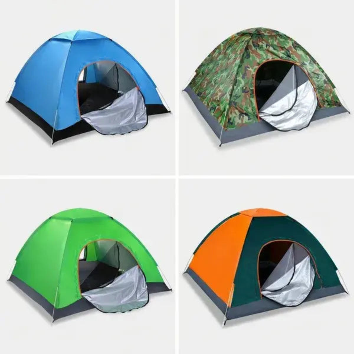 Image of the four available colors of this tent