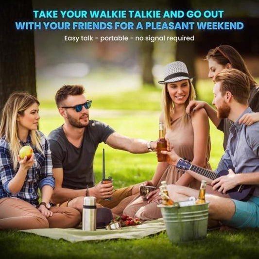 BAOFENG UV-5R Handheld Ham Radio - Long-Range Rechargeable Walkie Talkie for Survival & Outdoor Use — two-way radios, angled…