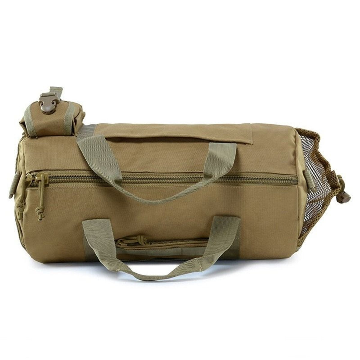 Men's Wet/Dry Gym & Travel Duffle - Shoe Compartment, Crossbody Carry — duffel bags, back view