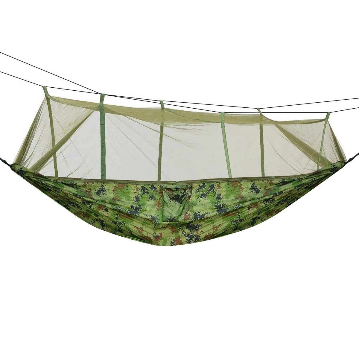 Parachute Camping Hammock with Mosquito Net – 600LBS Load-Bearing, Compact & Durable — campflage, hammocks