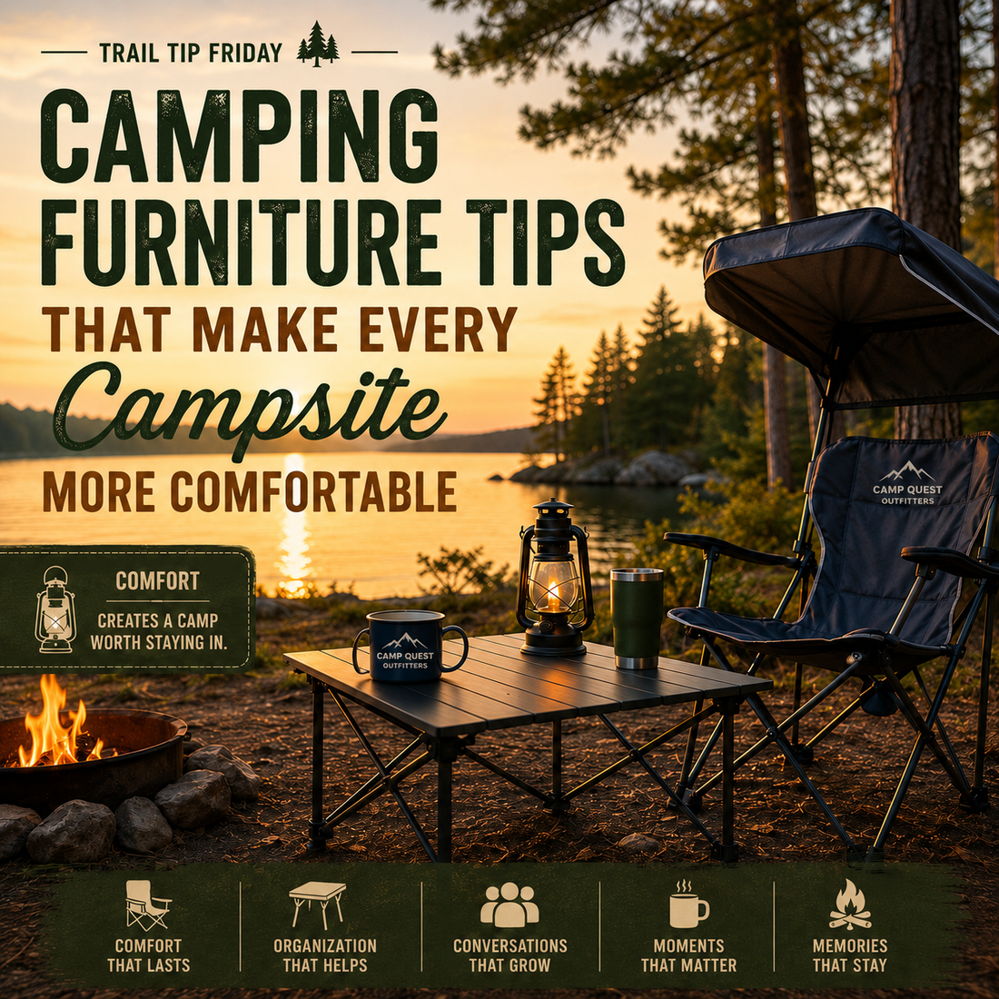 Camping Furniture Tips That Make Every Campsite More Comfortable