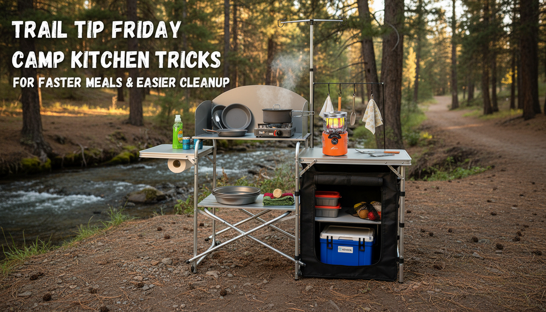 Trail Tip Friday: Camp Kitchen Tricks for Faster Meals & Easier Cleanup