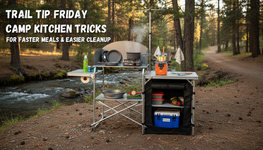 Trail Tip Friday: Camp Kitchen Tricks for Faster Meals & Easier Cleanup