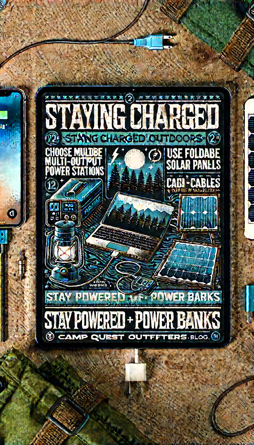 Staying Charged: Portable Power for Campers