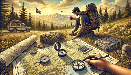 How to Navigate Using a Map and Compass