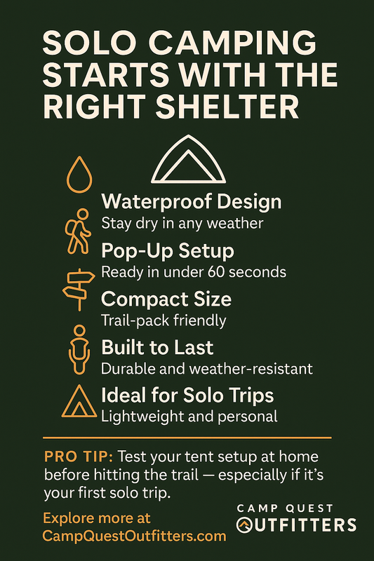 The Solo Camper’s Shelter Guide: Choosing the Right Tent for Trail Comfort