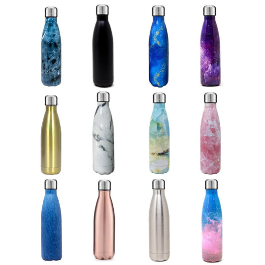 Aquaala UV Sterilizing Water Bottle with Temperature Display Cap — bottles, angled view