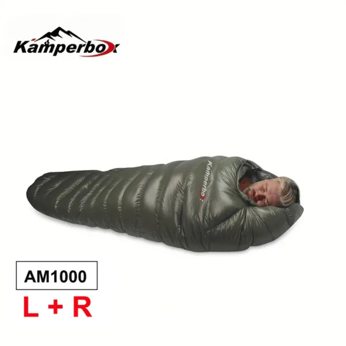 Kamperbox Waterproof Down Sleeping Bag - Warm Winter Outdoor Camping Gear — bags