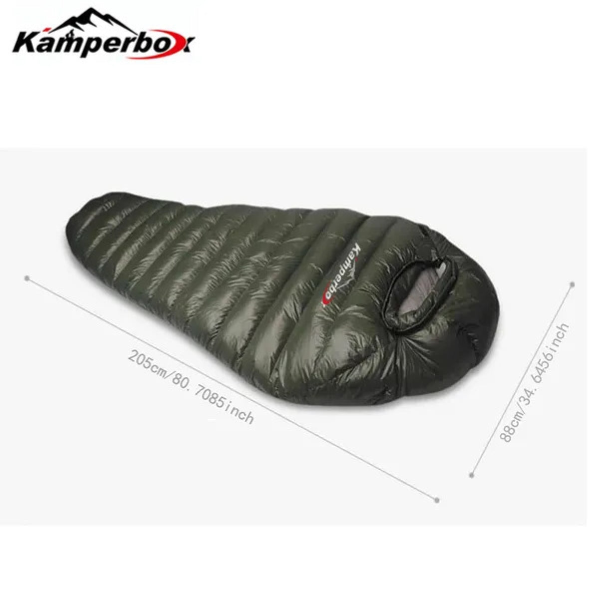 Kamperbox Waterproof Down Sleeping Bag - Warm Winter Outdoor Camping Gear — bags, view 9