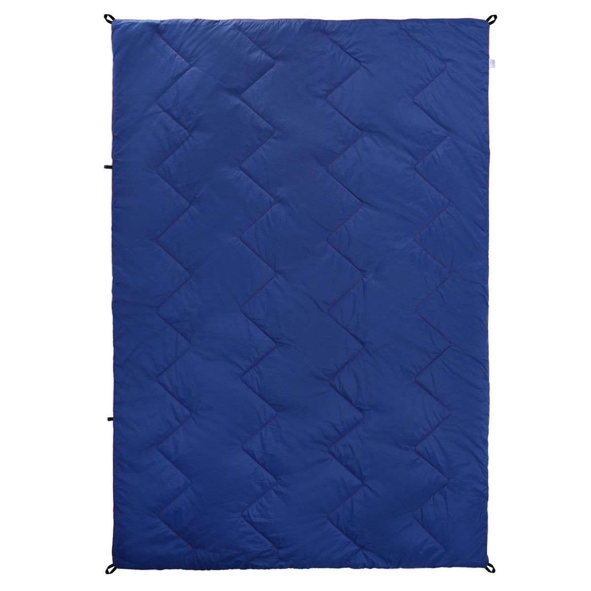 Quilted Outdoor Camping Blanket - Water & Stain Resistant, Insulated Design — blue, blankets