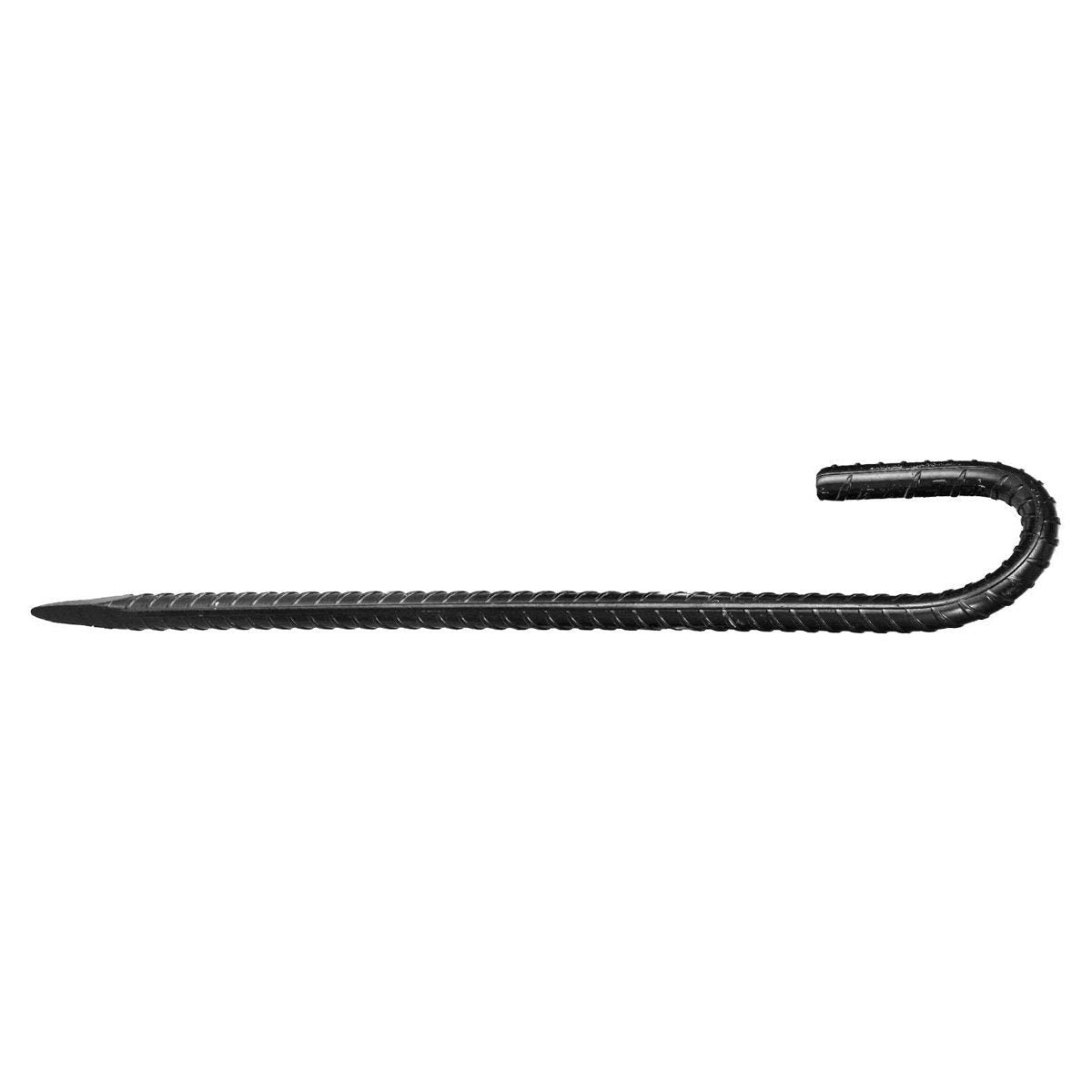 12-Inch J Hook Rebar Stakes - 16 Pack Heavy-Duty Galvanized Steel Anchors — tent, view 7