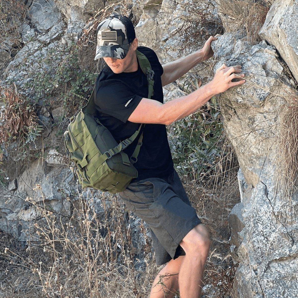 15L MOLLE Sling Shoulder Daypack - Unisex Outdoor Backpack — hiking backpacks