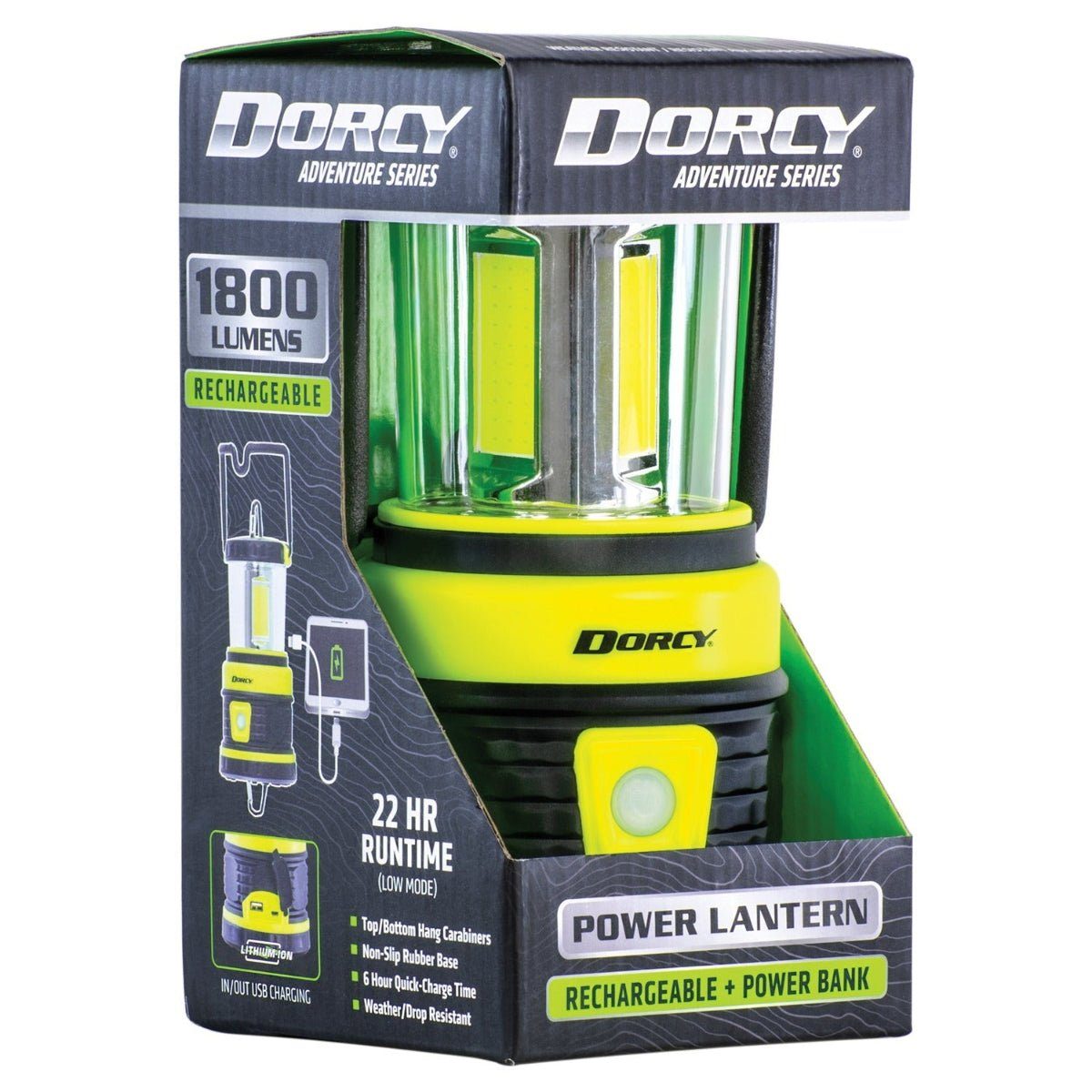 1,800 Lumen Rechargeable Area Light – USB Power & Rugged Design — camping lights lanterns, lifestyle