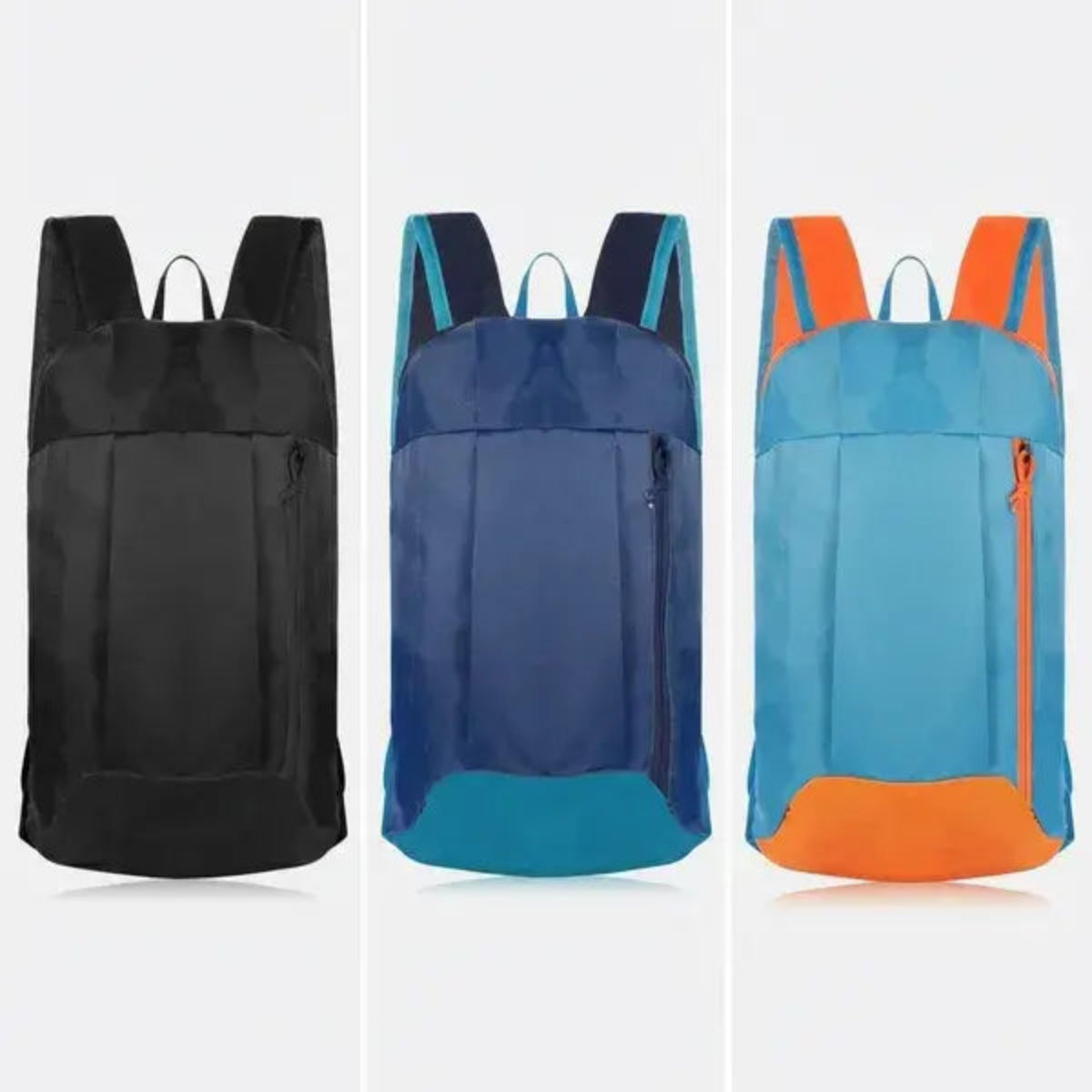 Image of the three available colors for this backpack