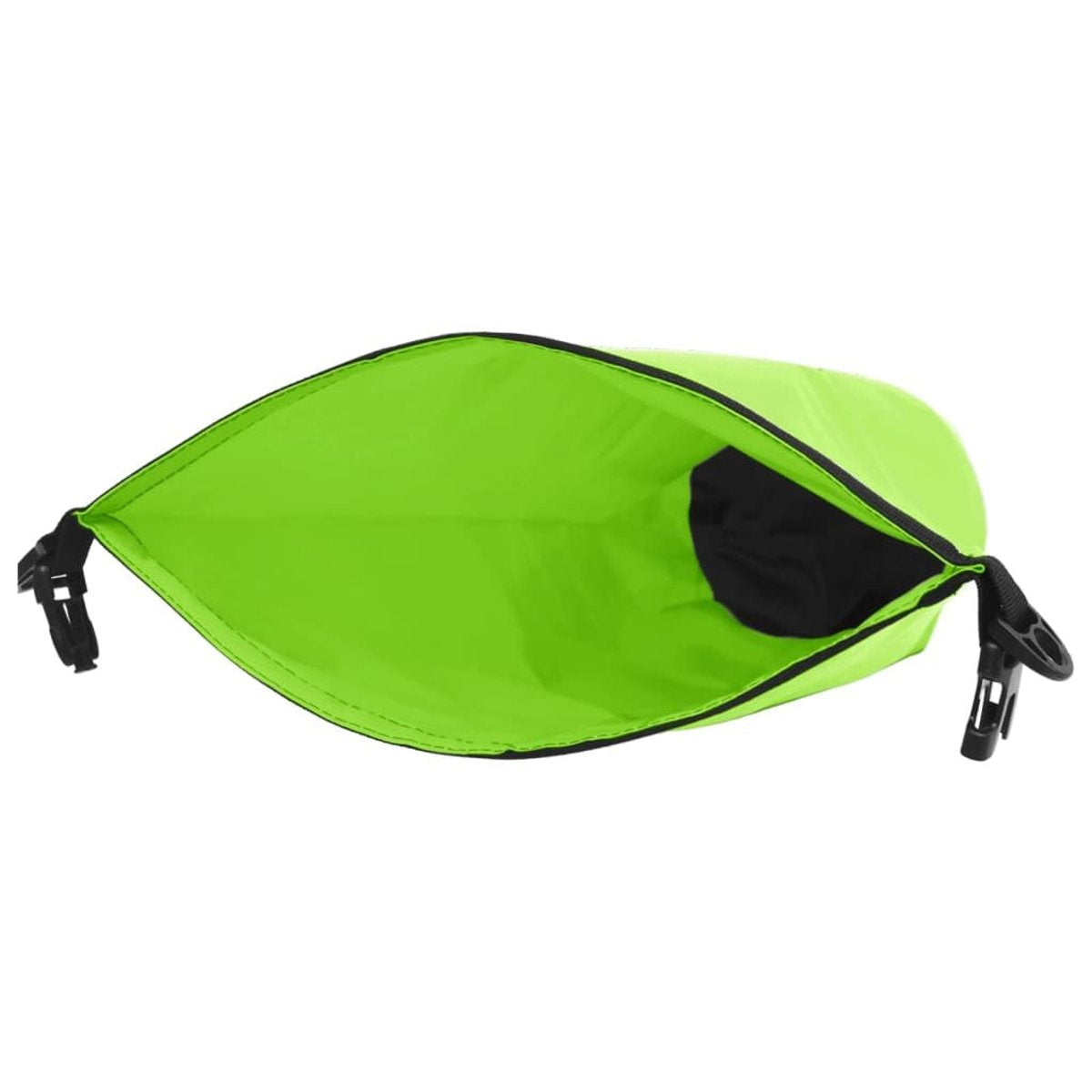 30L Waterproof Dry Bag Backpack (PVC, Green/Black) - Adjustable Straps — duffel bags, detail