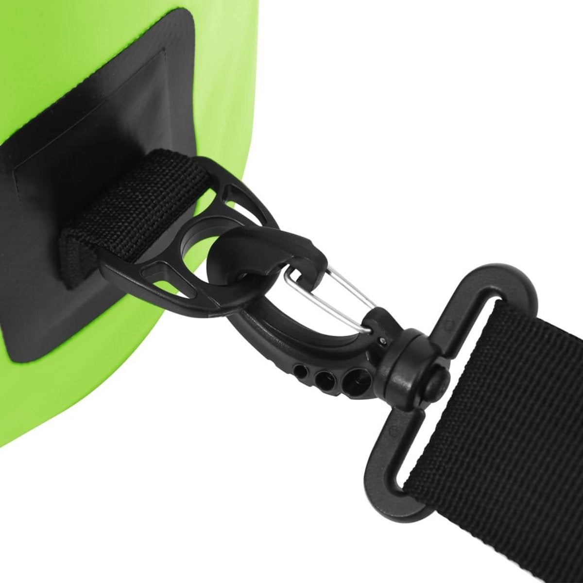 30L Waterproof Dry Bag Backpack (PVC, Green/Black) - Adjustable Straps — duffel bags, lifestyle