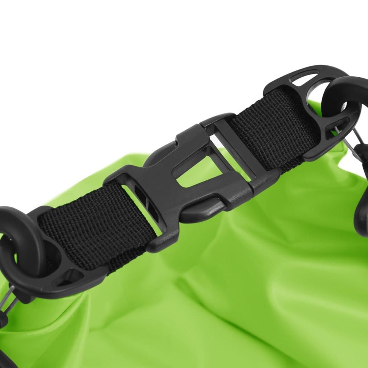 30L Waterproof Dry Bag Backpack (PVC, Green/Black) - Adjustable Straps — duffel bags