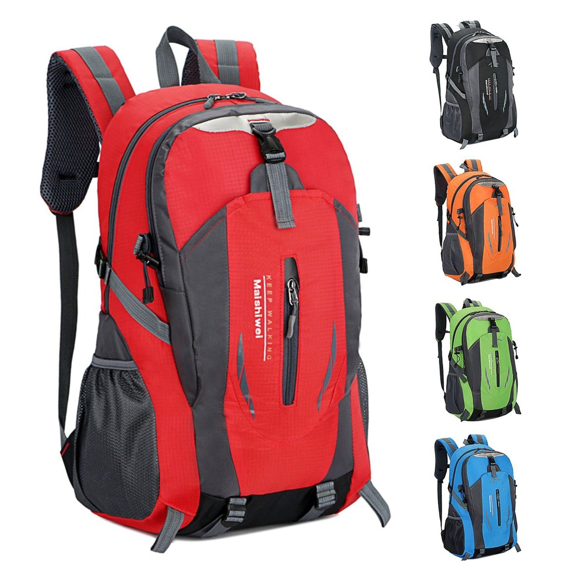 36L Lightweight Hiking Backpack - 15kg Load, 5 Colors — multi-color, backpacks
