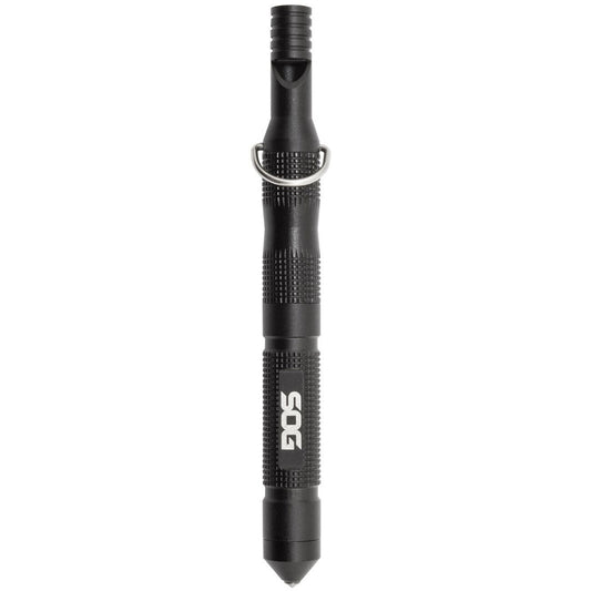 SOG Flint Compact Survival Tool - Fire Starter, Whistle, Glass Breaker — emergency tools & kits, front view