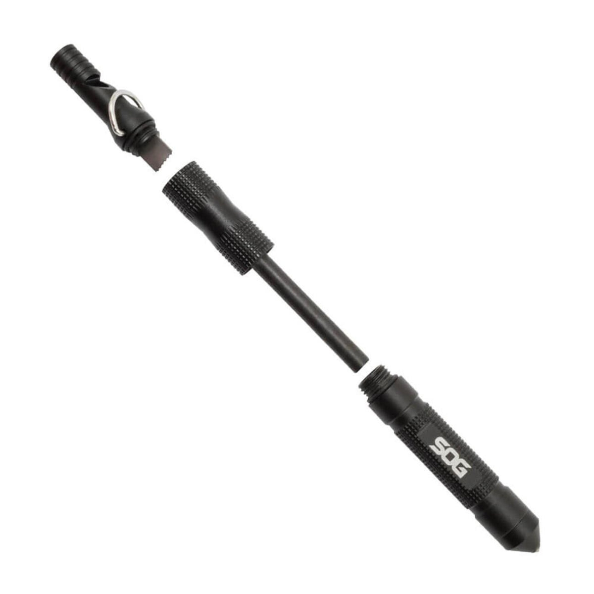 SOG Flint Compact Survival Tool - Fire Starter, Whistle, Glass Breaker — emergency tools & kits, lifestyle