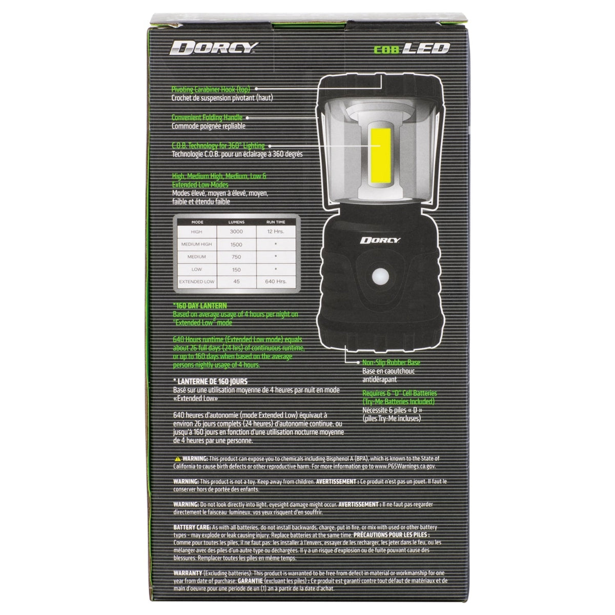 3,000 Lumen Outdoor Lantern – Ultra-Bright & Rugged — camping lights lanterns, view 8