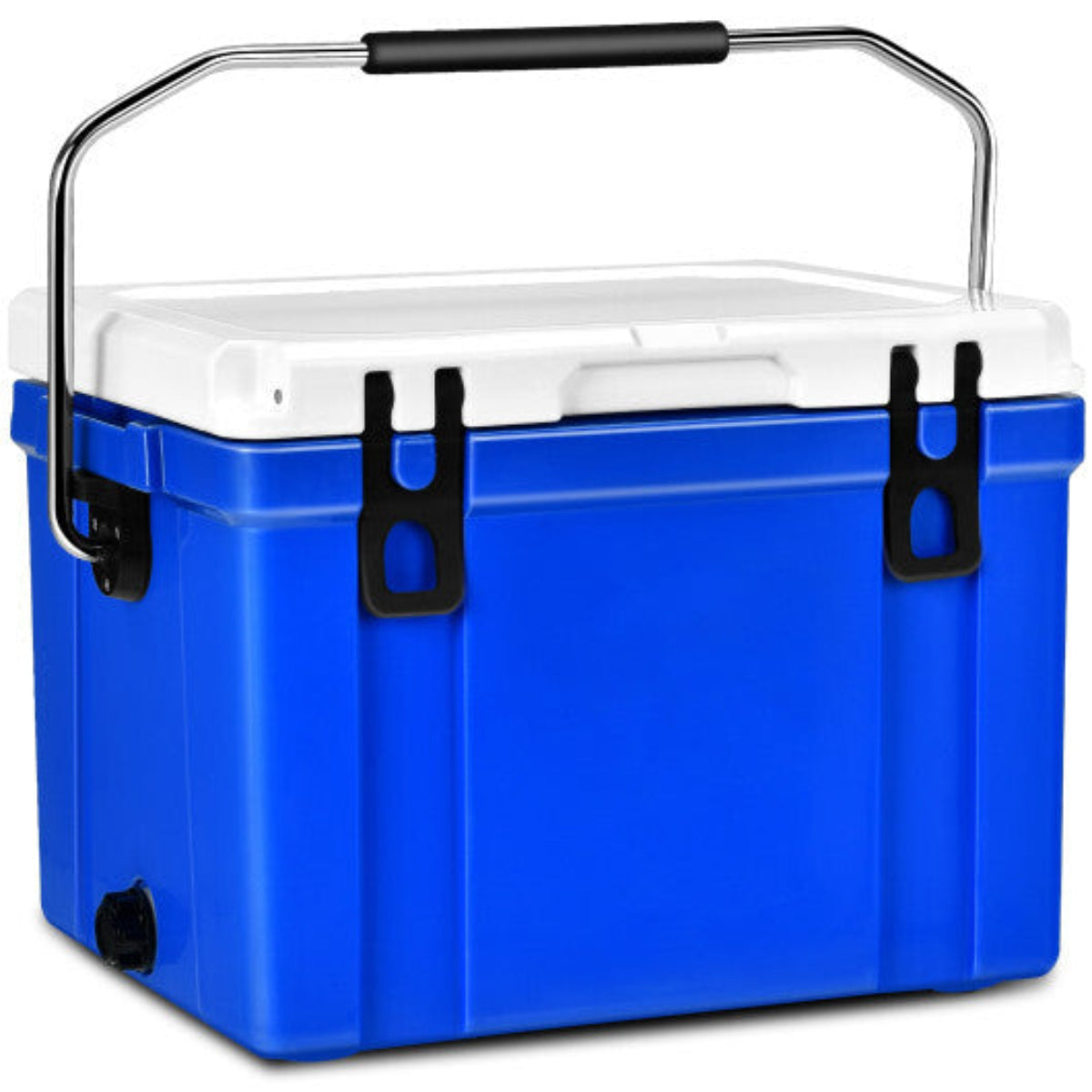 58QT Ice Chest Cooler – Heavy-Duty Camp with 4-Day Retention (Blue/White) — coolers, lifestyle