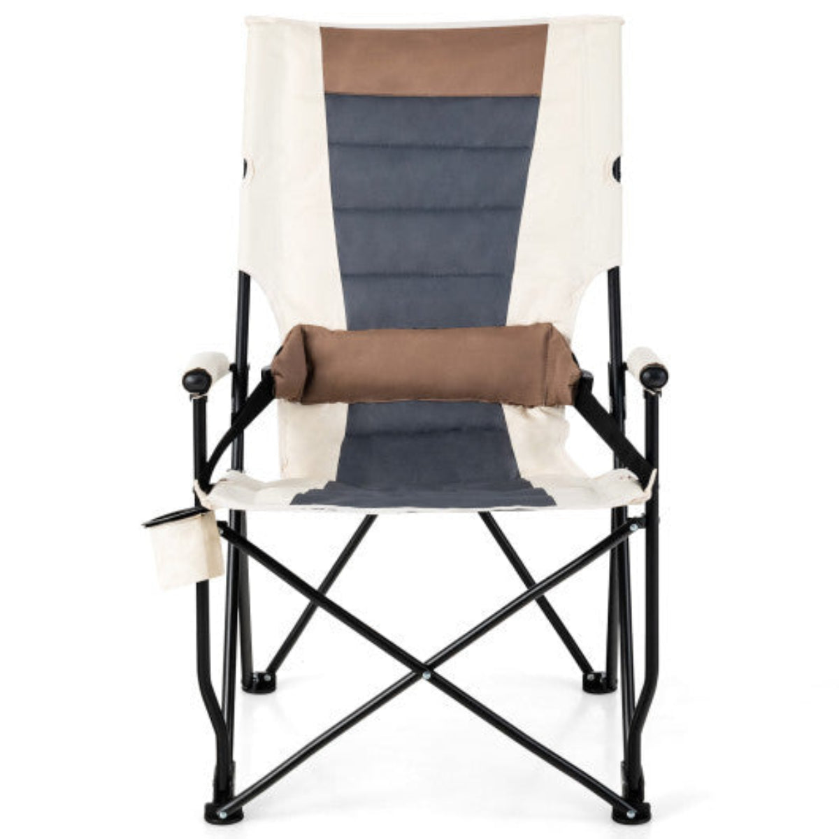 Foldable Camping Chair with Storage Bag – 330 lb Capacity, No Assembly — folding chairs, detail