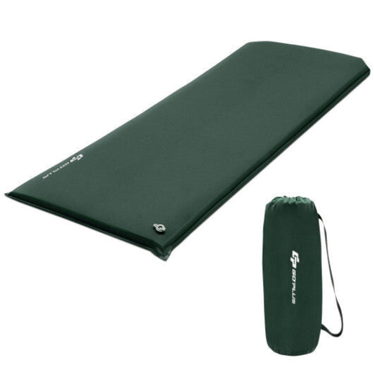 3" Foam Sleeping Pad with Built-In Inflation Valve – Insulated & Waterproof — air mattresses, front view