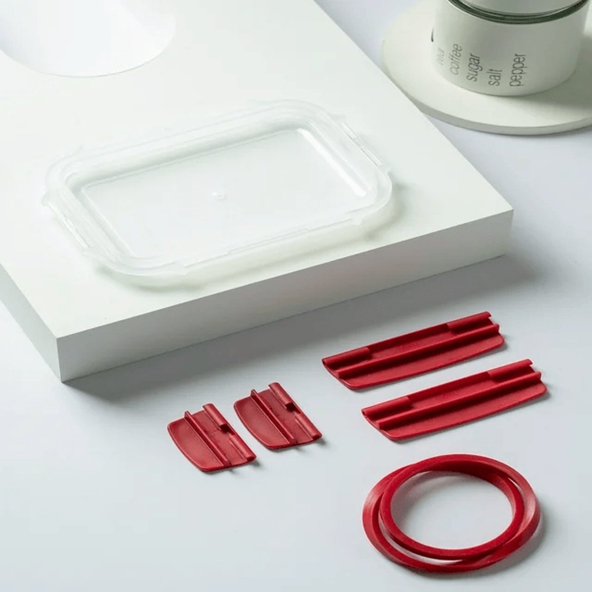 5-Pack Stackable Food Storage Containers - Airtight & Leakproof (Snap-Lock Lids) —, view 7