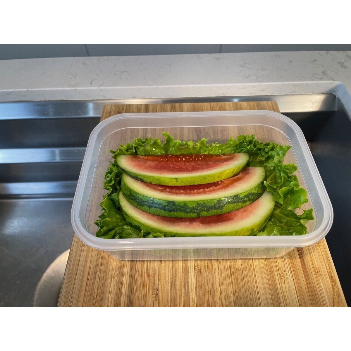 5-Pack Stackable Food Storage Containers - Airtight & Leakproof (Snap-Lock Lids) —, view 15