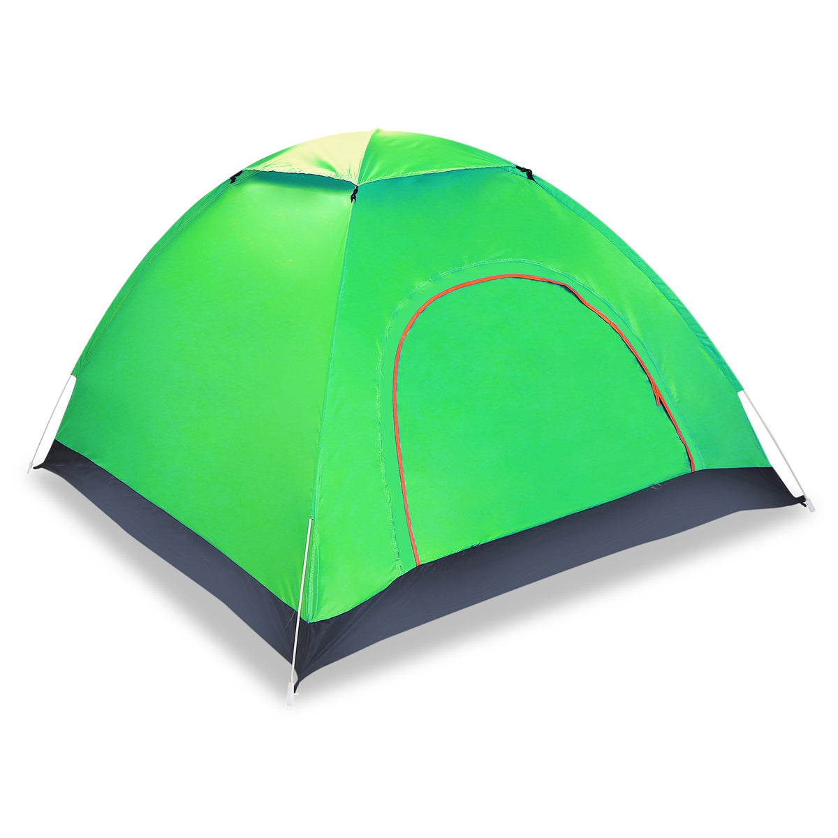 Green 3–4 Person Instant Pop-Up Camping Tent