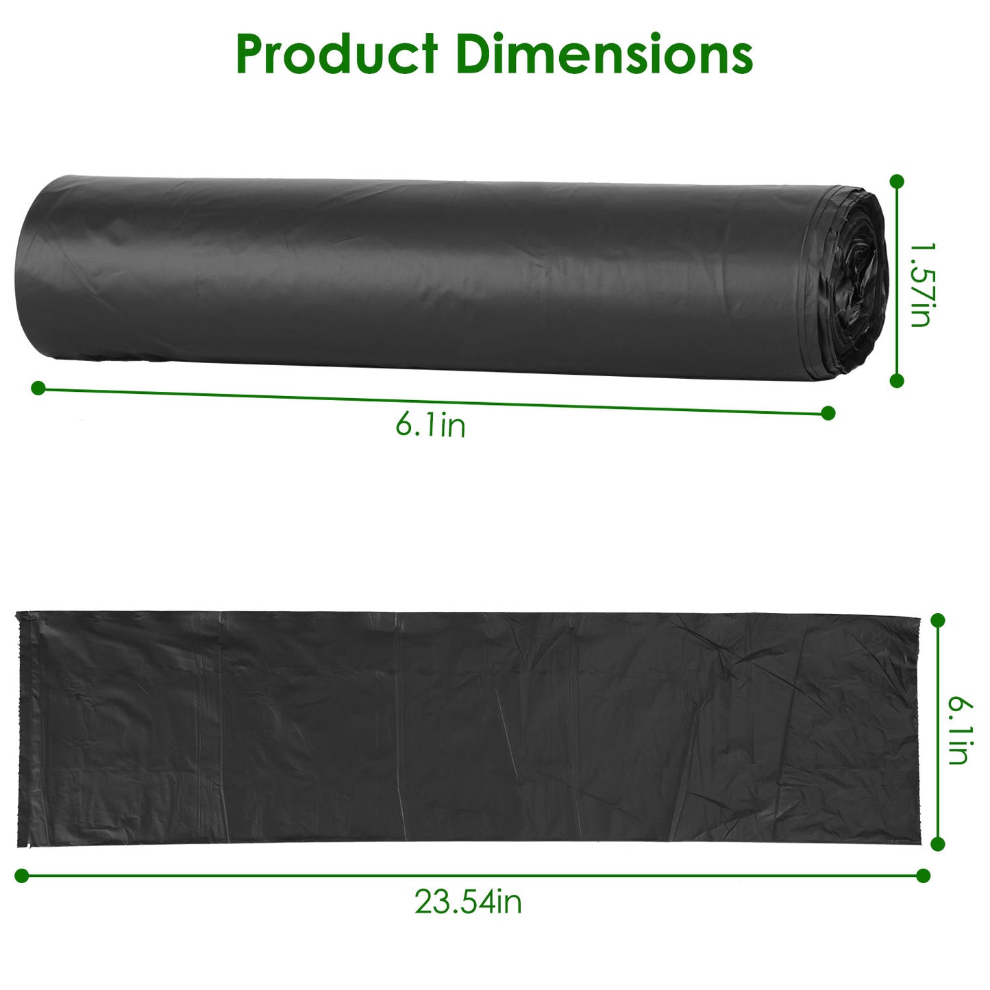 Lake Forest 5.3 Gallon Camping Trash Bags – 48 Count