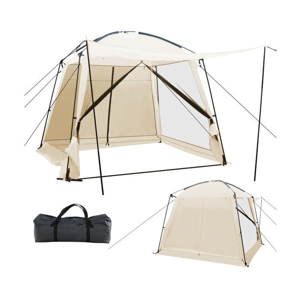 8-10 Person Screen House Tent with 2000mm Waterproof PU Coating — tents, view 11