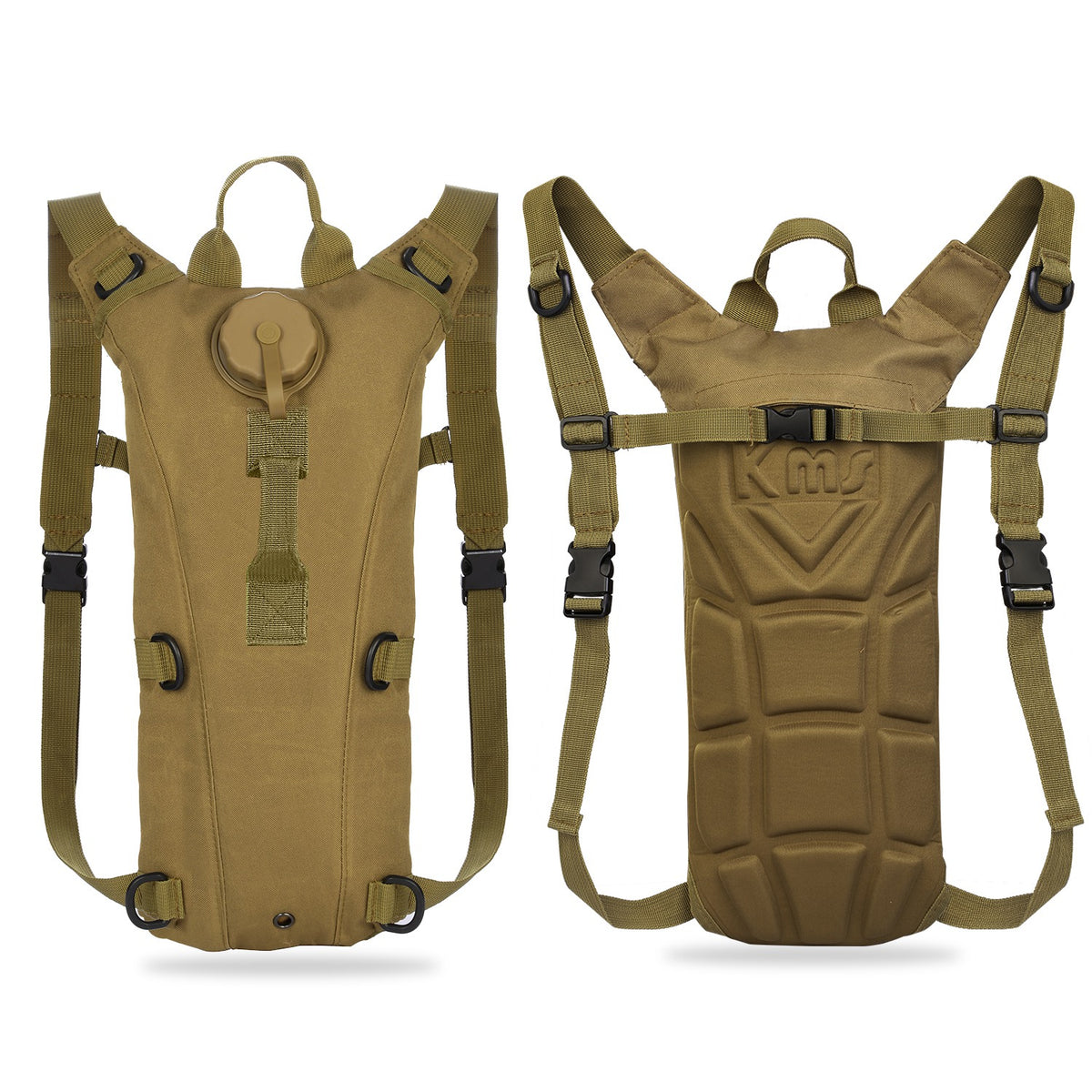 3L Hydration Vest with Water Bladder – Khaki