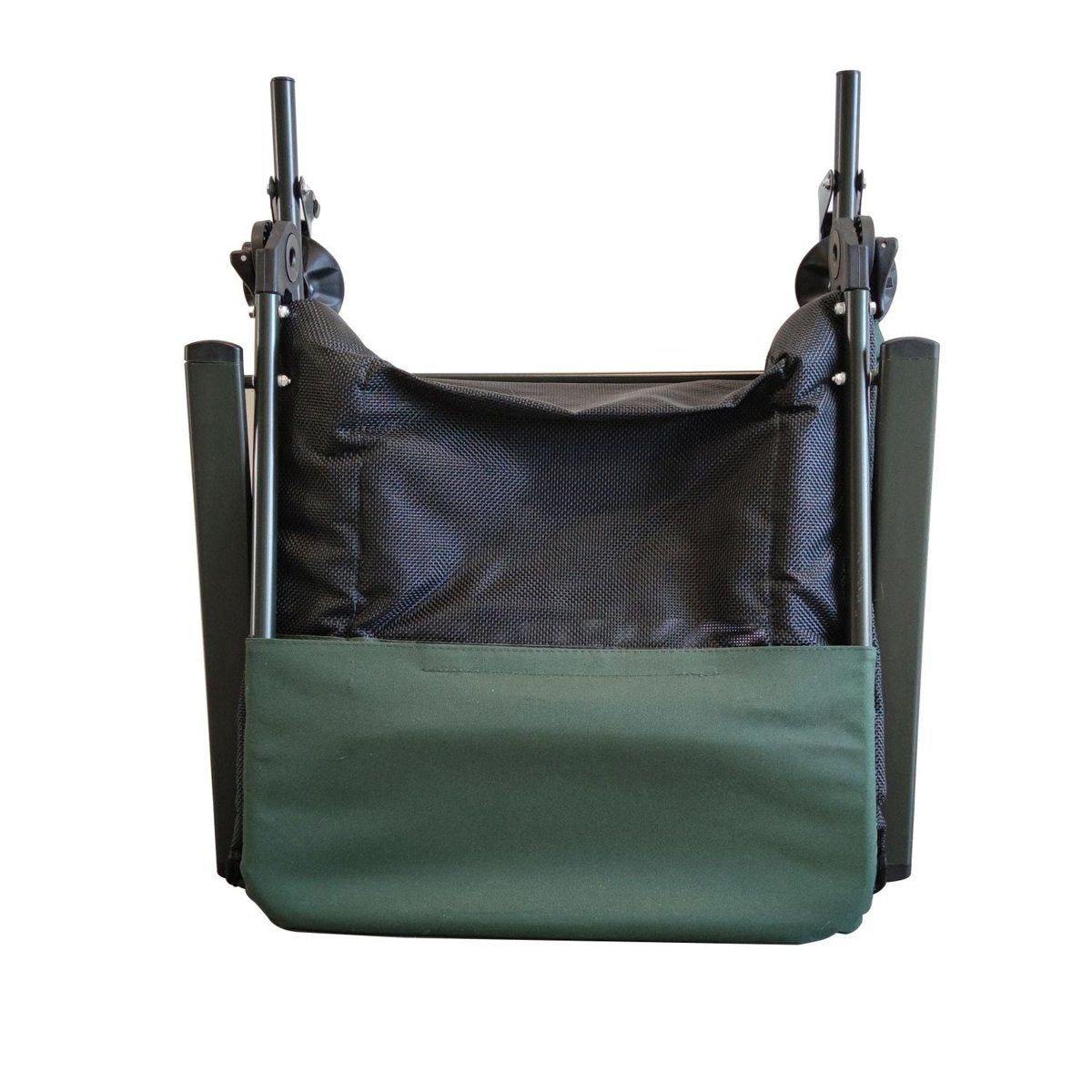 Adjustable Reclining Camping Chair – Foldable with Cushion, 330LBS Capacity (Black/Green) — folding chairs, view 11