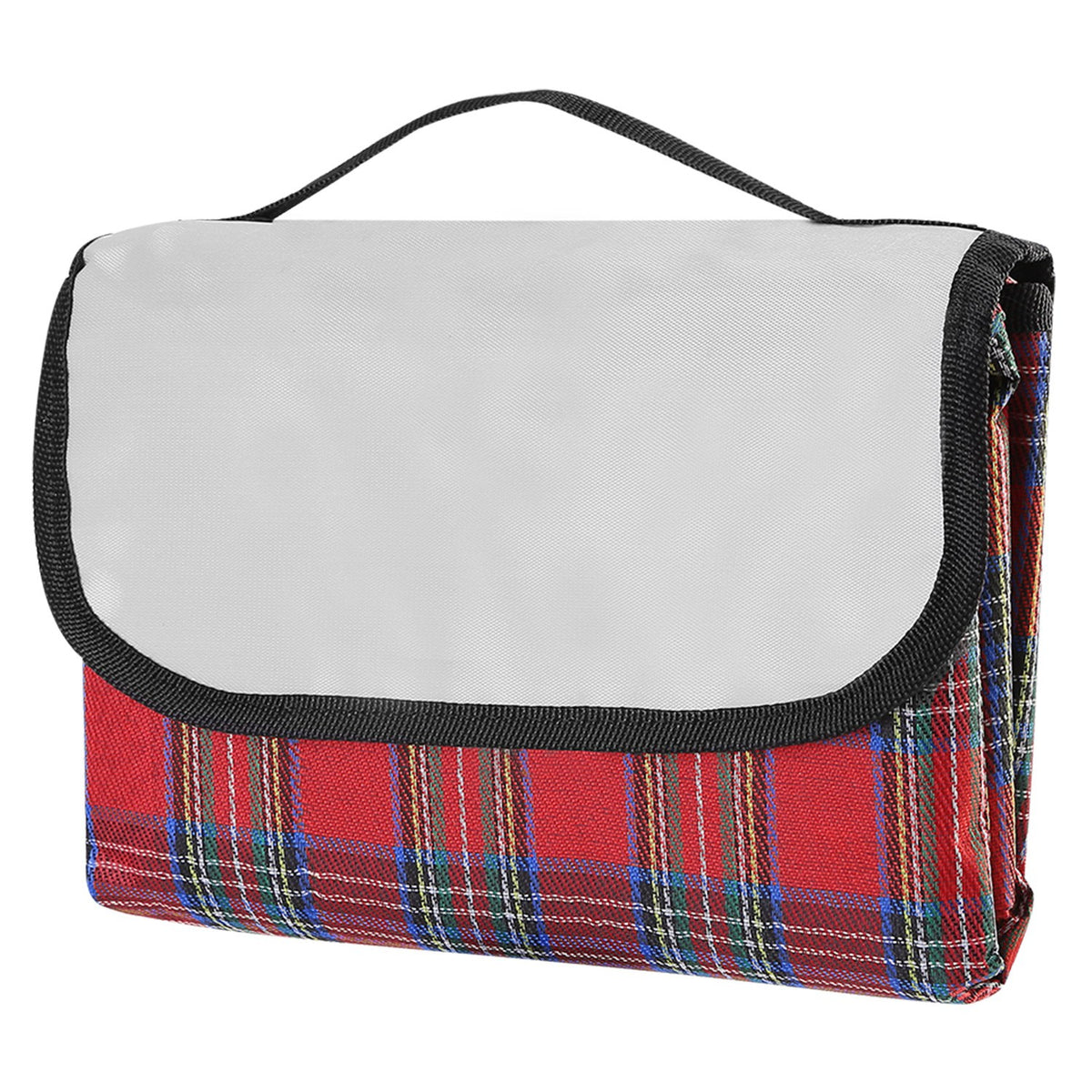 Red Plaid 60" × 78" Waterproof Picnic Blanket