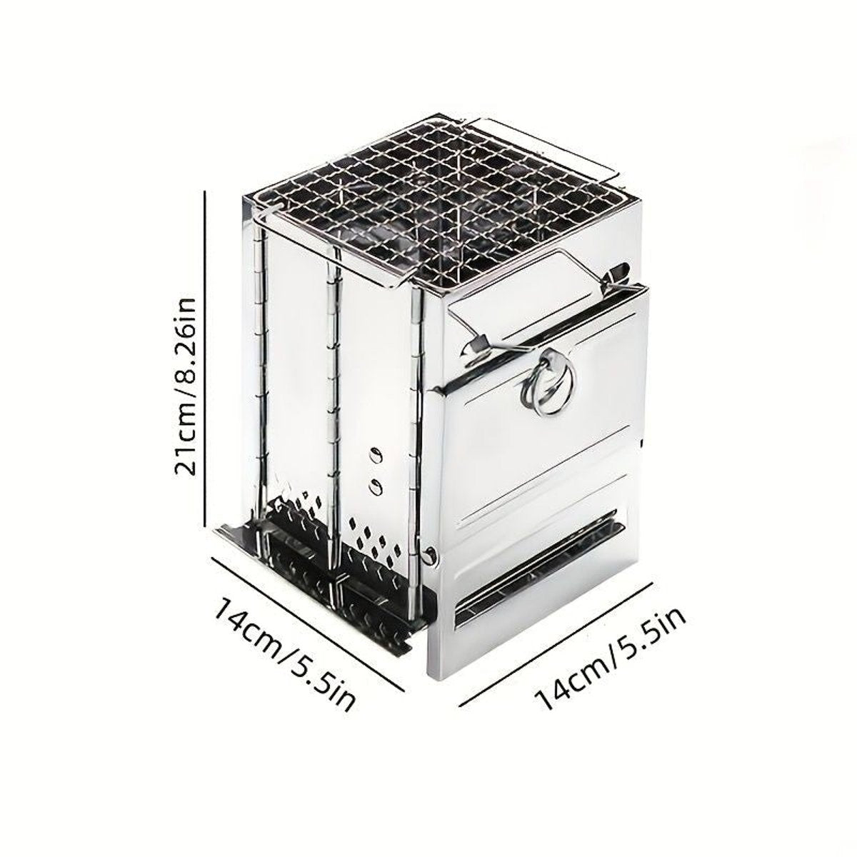 Portable Foldable Wood-Burning Stove - Compact & Lightweight for Camping Backpacking — cookware dinnerware, view 7
