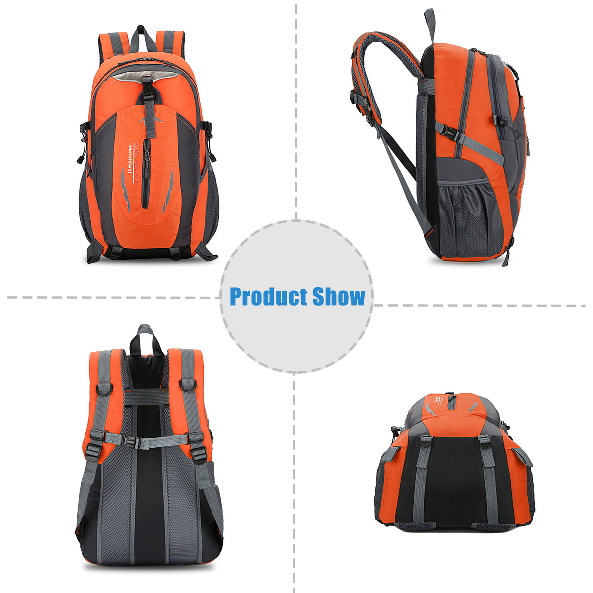 36L Outdoor Hiking Backpack – Orange