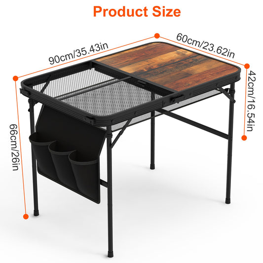 Lake Forest Foldable Camping Table 66lb Capacity