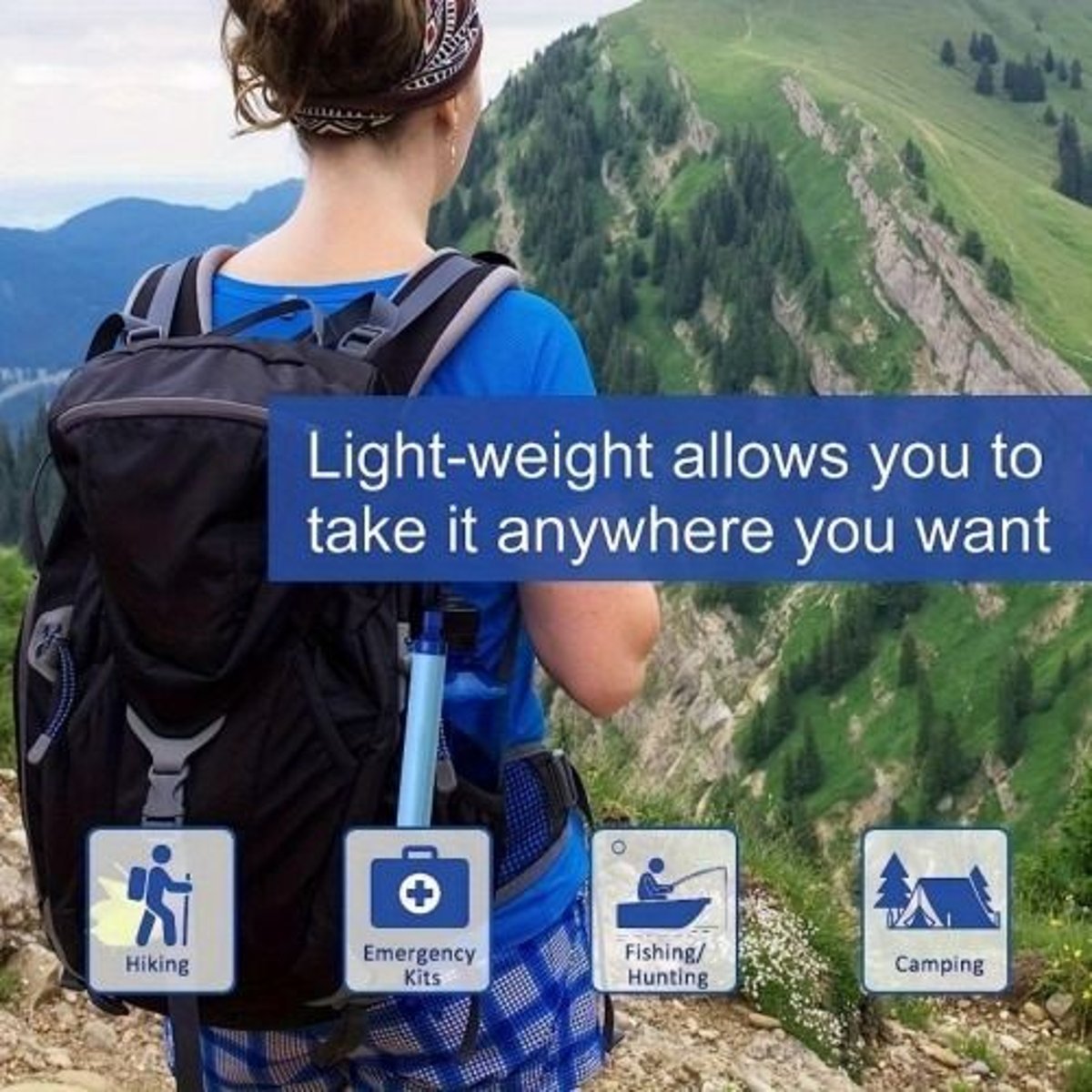 FST-RV-11 Personal Water Filter - Hiking, RV & Emergency Use — portable filters purifiers, detail