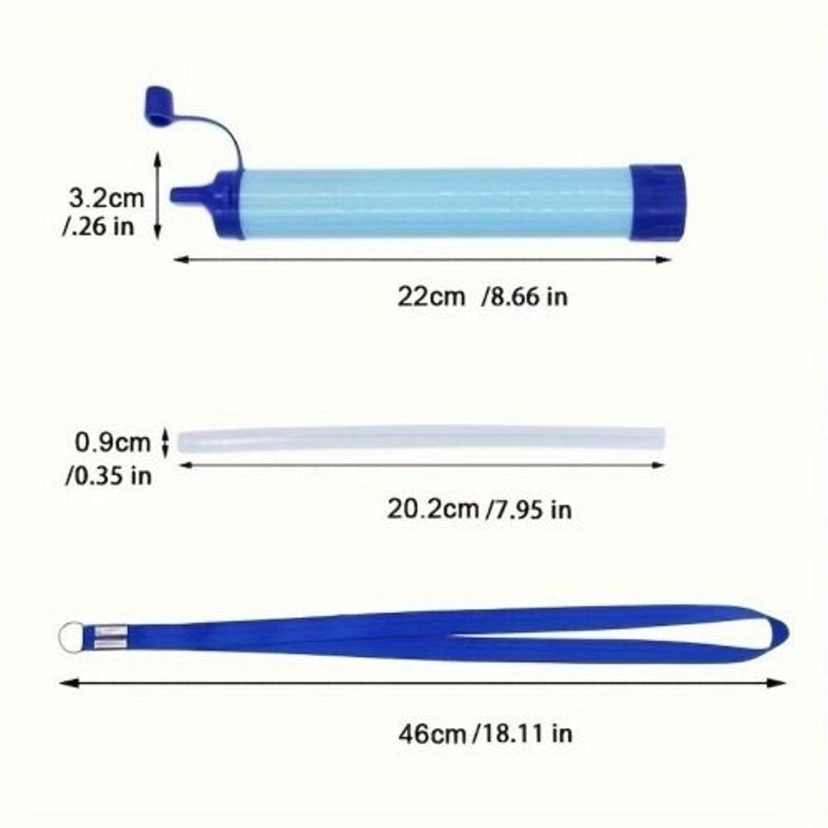 FST-RV-11 Personal Water Filter - Hiking, RV & Emergency Use — portable filters purifiers, lifestyle
