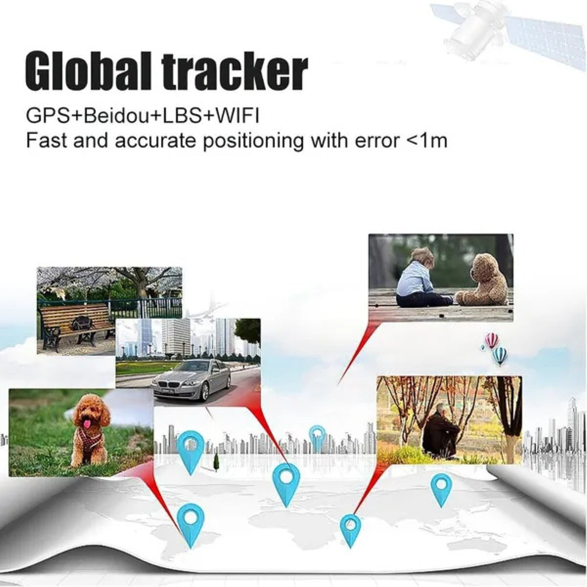GPS Hiking Tracker & Digital Compass - Mini Handheld Navigator — tracking devices, view 8