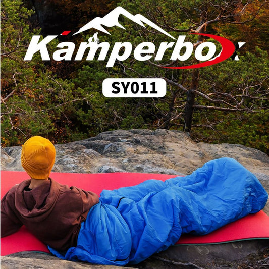 Kamperbox 3-Season Camping Sleeping Bag - Lightweight Outdoor Sleep System — bags, front view