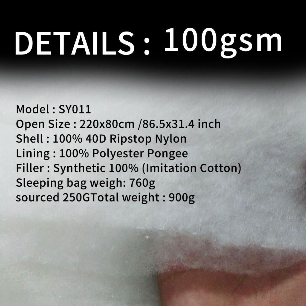 Kamperbox 3-Season Camping Sleeping Bag - Lightweight Outdoor Sleep System — bags, view 10
