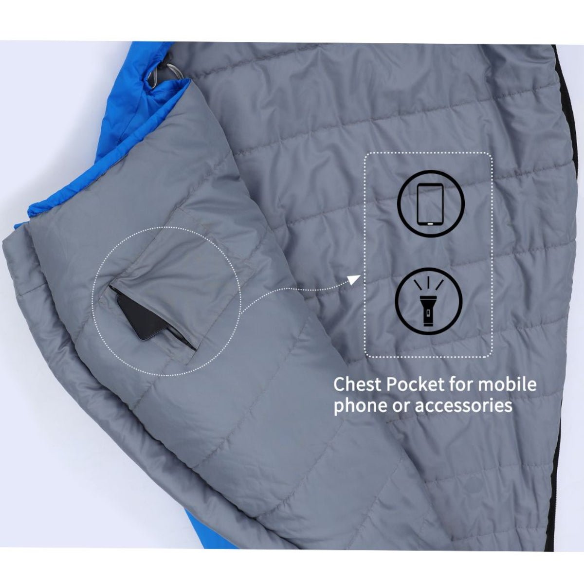 Kamperbox 3-Season Camping Sleeping Bag - Lightweight Outdoor Sleep System — bags, view 14